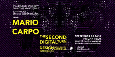 Mario Carpo: "The Second Digital Turn"