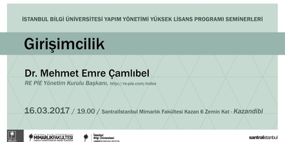 "Girişimcilik" - Mehmet Emre Çamlıbel​​