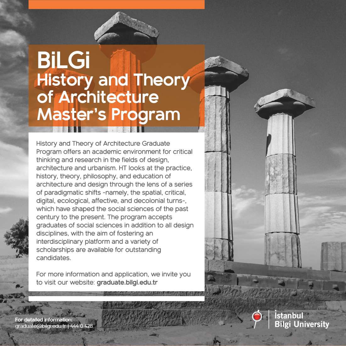 Applications for MA History and Theory of Architecture are now open!